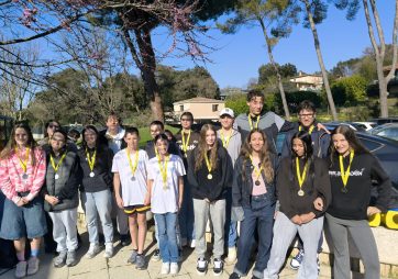 Fersen fini 3ème au championnat académique de natation
